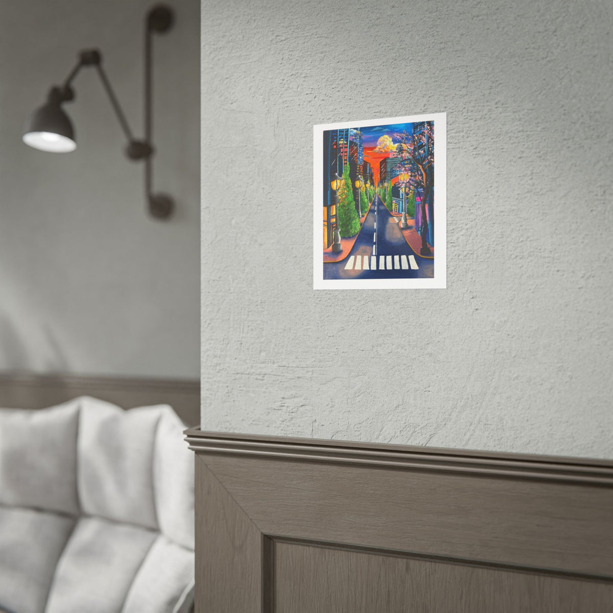 City Lights 8x10 Art Print